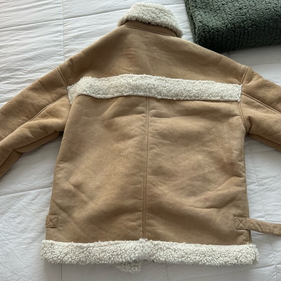 Sherling Suede Moto Jacket - Picture 6 of 6